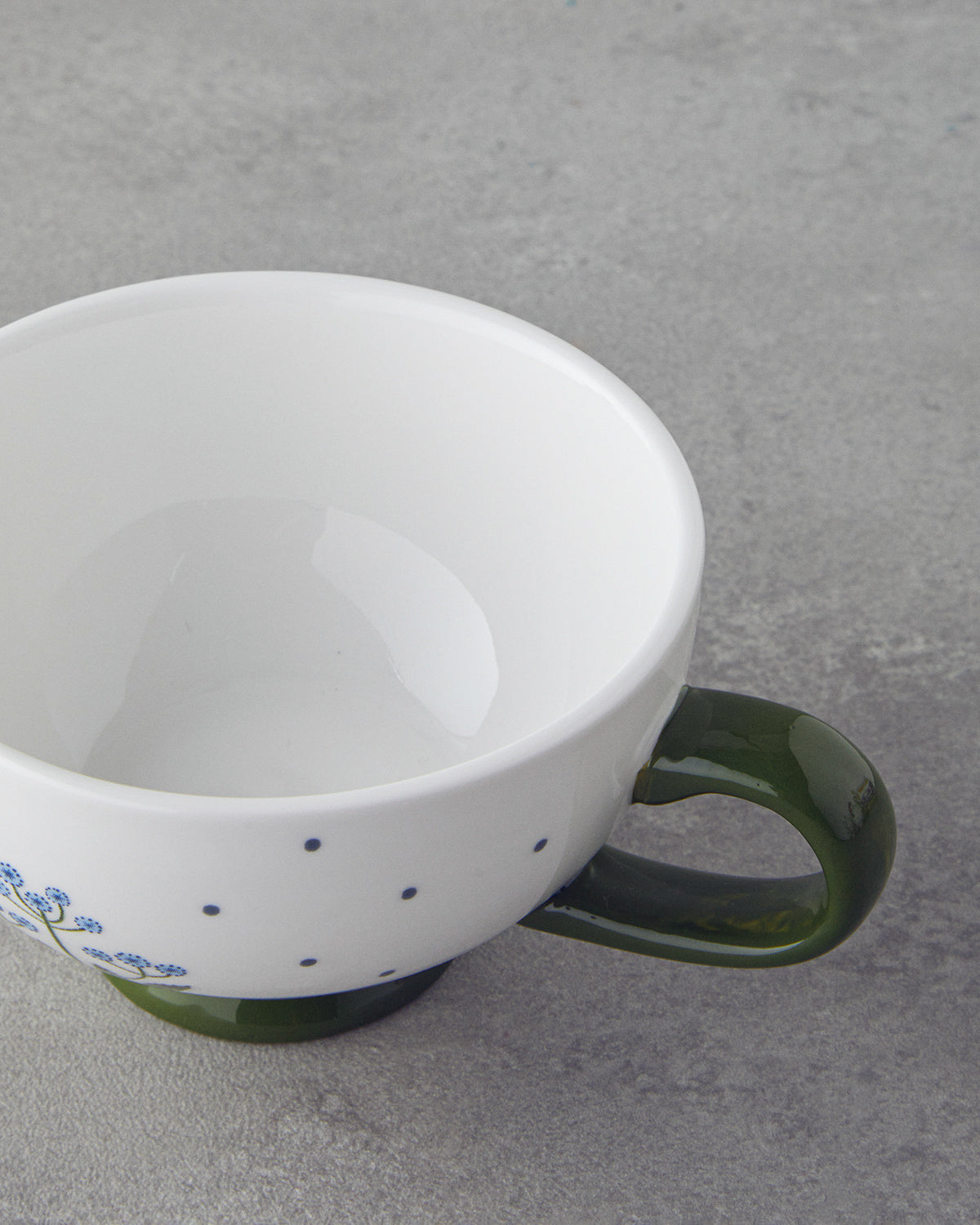 New Bone China Tea Pot 400 ml Blue (view 4)
