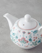 New Bone China Tea Pot Set 400 ml White (view 3)