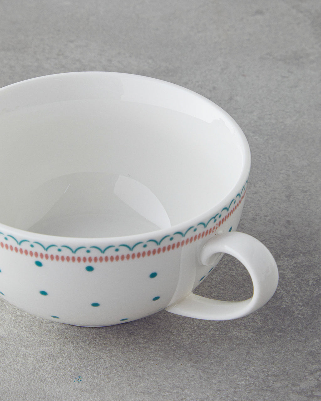 New Bone China Tea Pot Set 400 ml White (view 4)