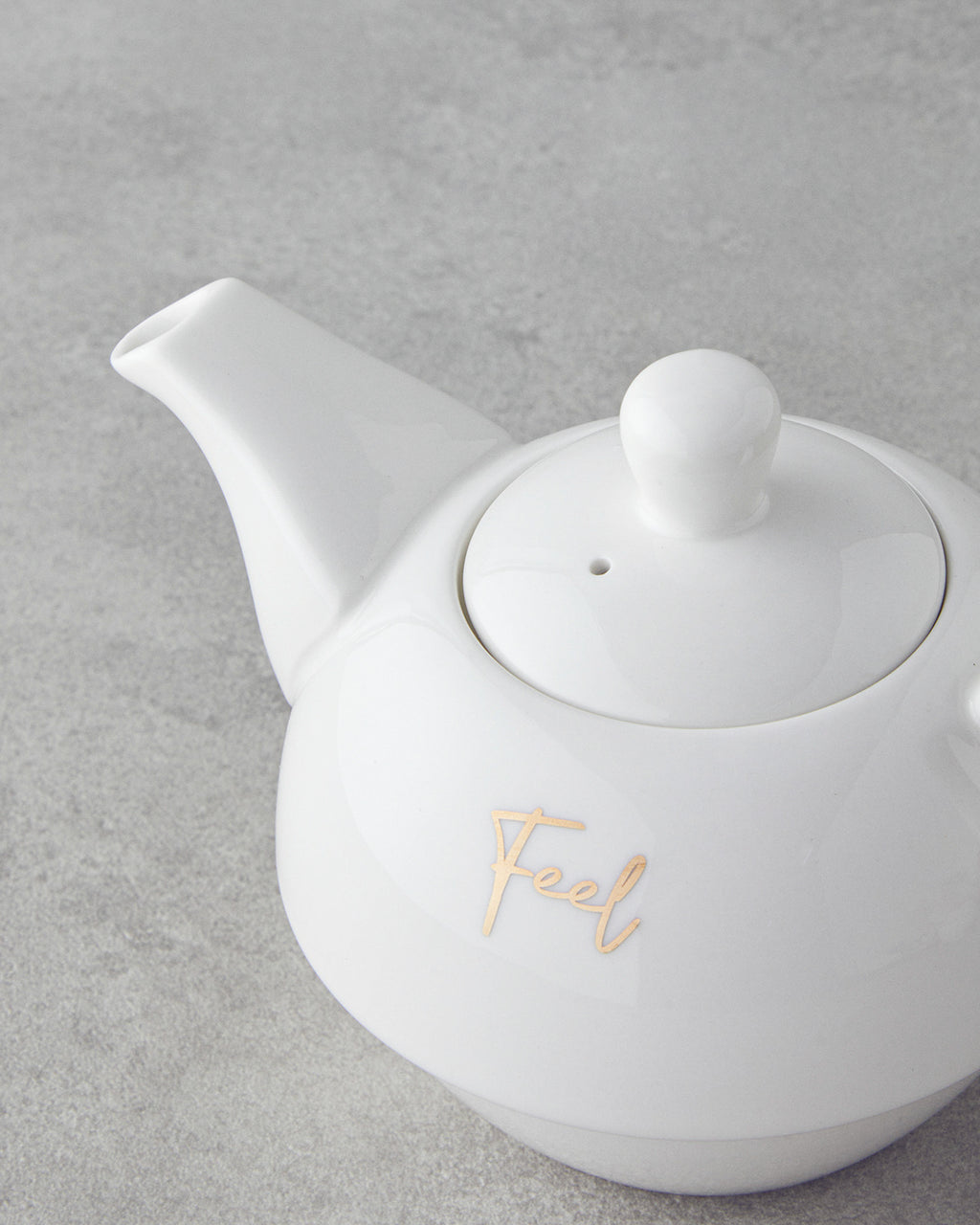 New Bone China Tea Pot Set 400 ml White (view 3)