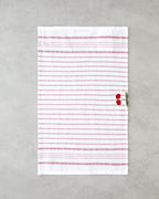 Cherry Cotton Drying Cloth 30x50 cm Red