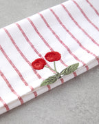 Cherry Cotton Drying Cloth 30x50 cm Red (view 3)