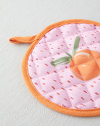 Summer Orange Polyester 2 pcs Kitchen Set 17x30 cm + 20x20 cm Red - Pink (view 2)