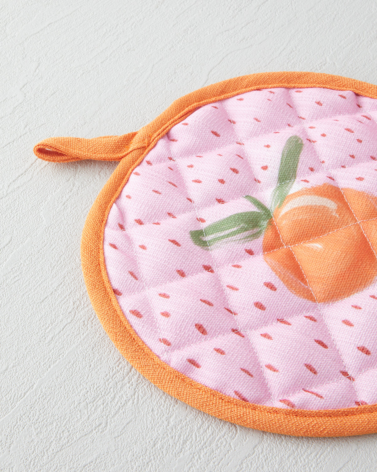 Summer Orange Polyester 2 pcs Kitchen Set 17x30 cm + 20x20 cm Red - Pink (view 2)