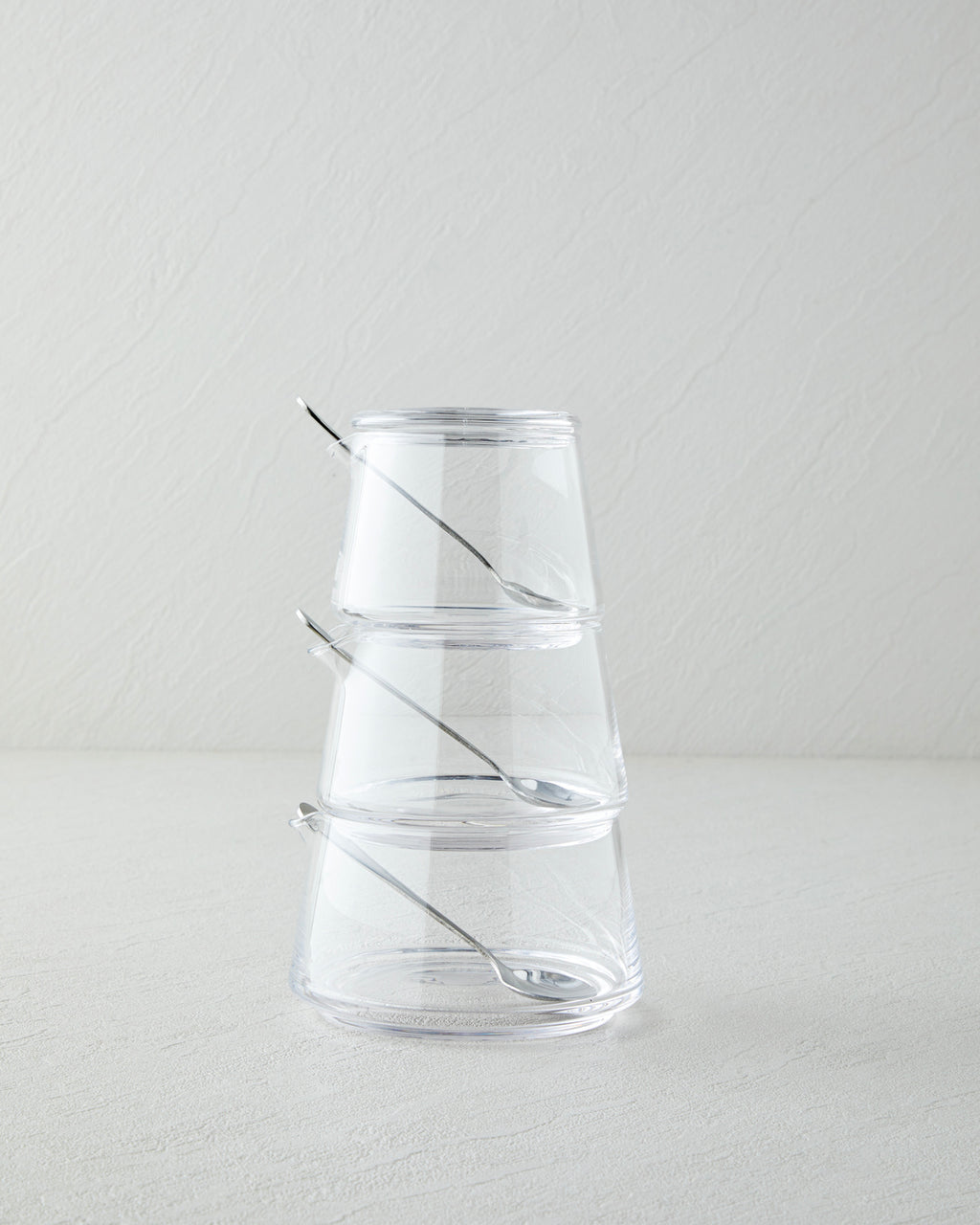 Glass 3 pcs Spice Rack 950 ml Transparent