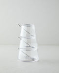Glass 3 pcs Spice Rack 950 ml Transparent