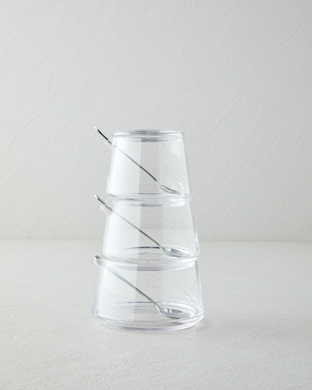 Glass 3 pcs Spice Rack 950 ml Transparent