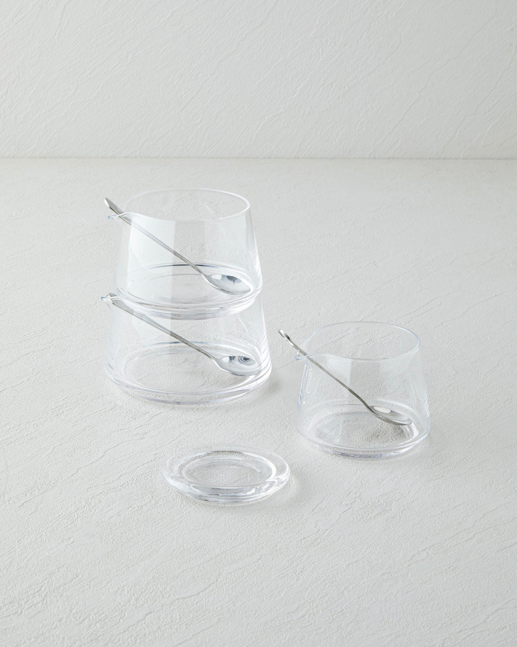 Glass 3 pcs Spice Rack 950 ml Transparent (view 2)
