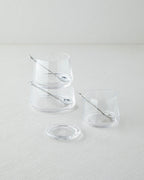 Glass 3 pcs Spice Rack 950 ml Transparent (view 2)