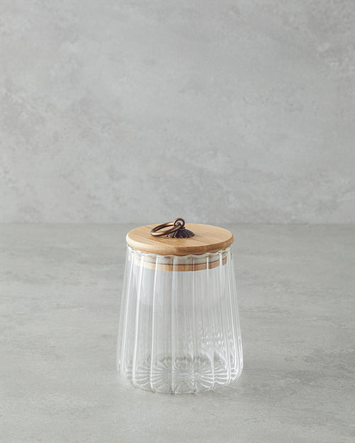 Bohem Line Glass Jar Transparent - 600 ml