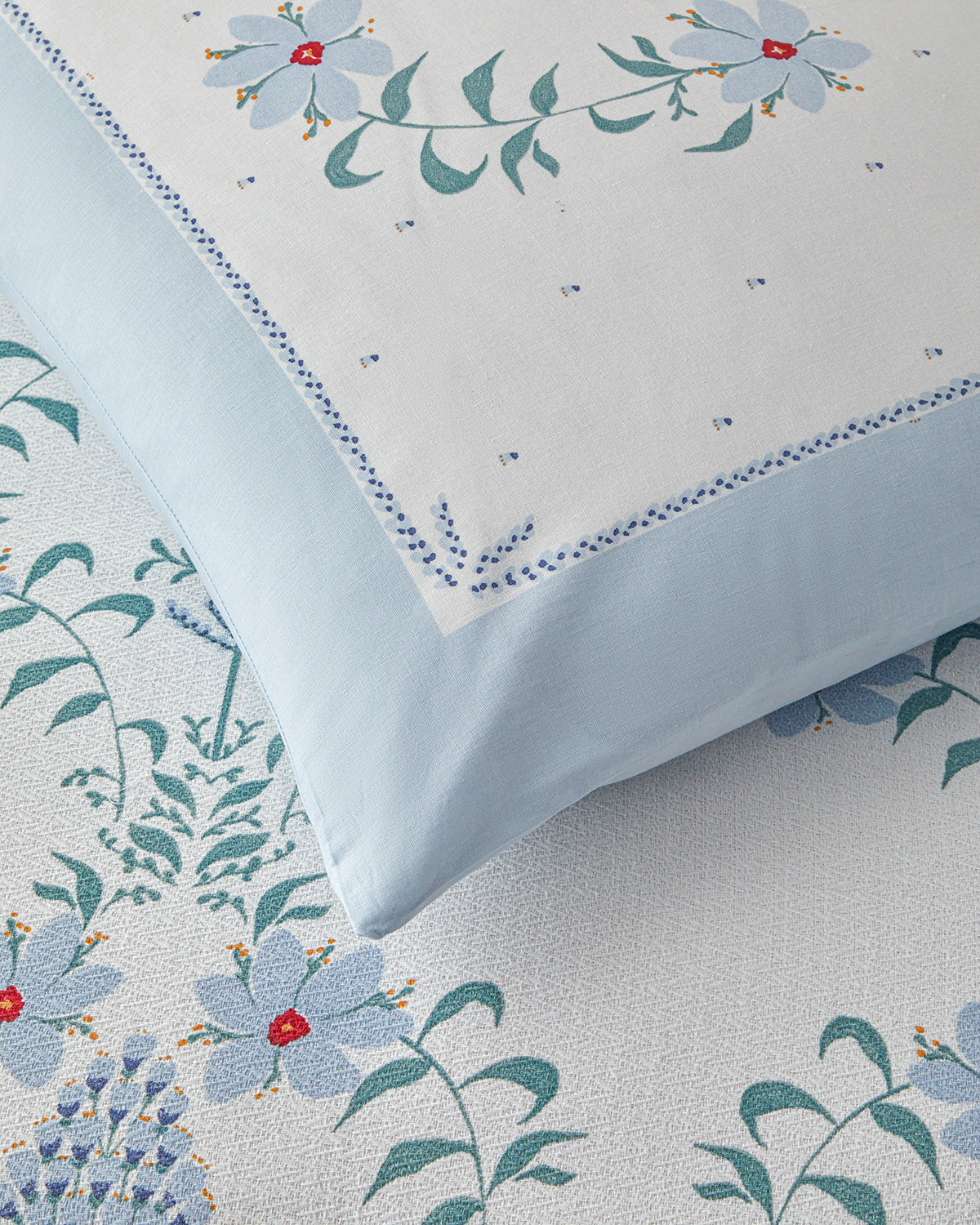 Violet Star Printed Summer Blanket Set Blue (view 4)