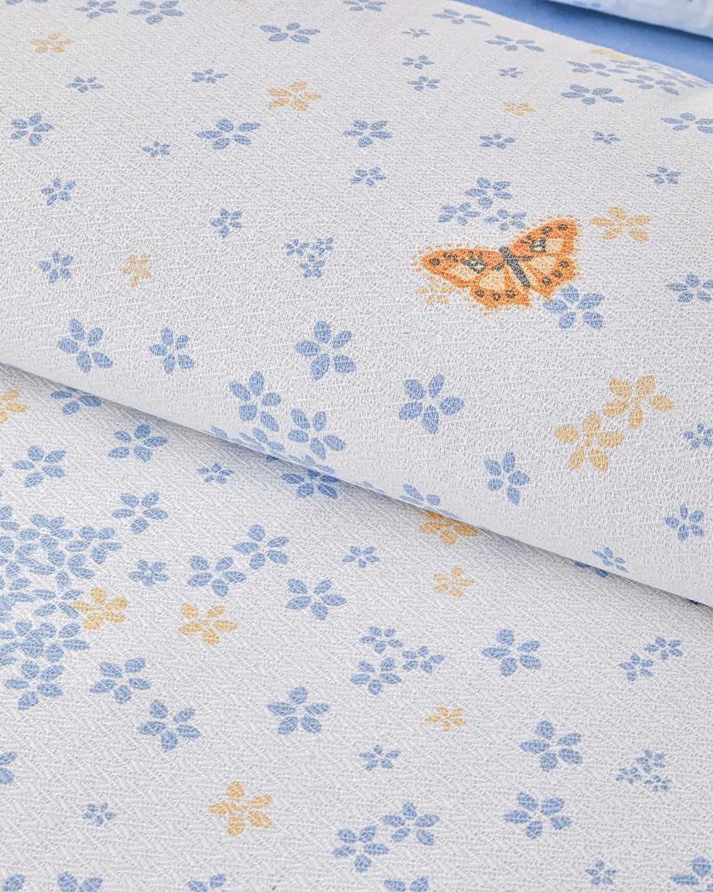 Printed Summer Blanket Set Blue (view 9)