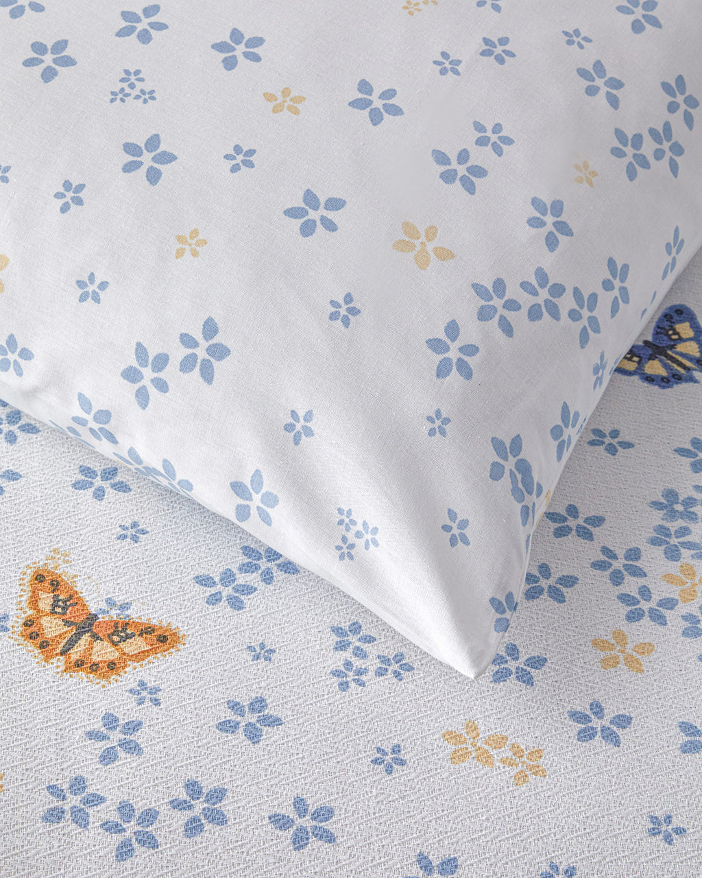 Printed Summer Blanket Set Blue (view 10)