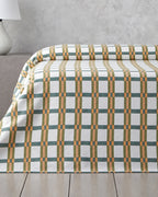 Summer Plaid Printed Cotton Summer Blanket Green - Double 200x220 cm (view 2)