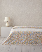 Splash Printed Cotton Summer Blanket Green - Single 150x220 cm