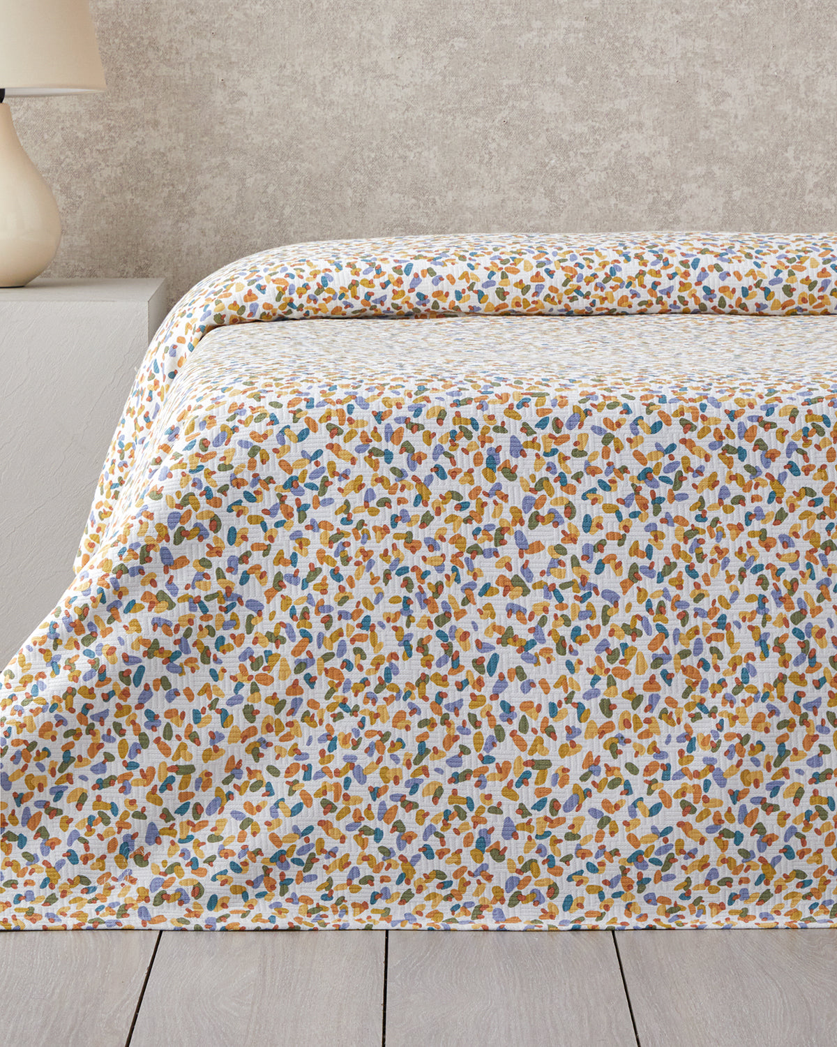 Splash Printed Cotton Summer Blanket Green - Double 200x220 cm (view 2)