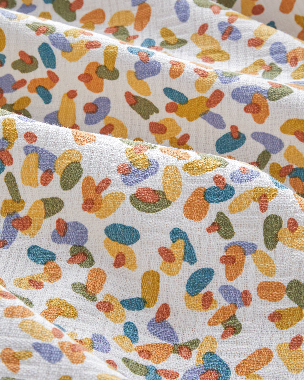 Splash Printed Cotton Summer Blanket Green (view 4)