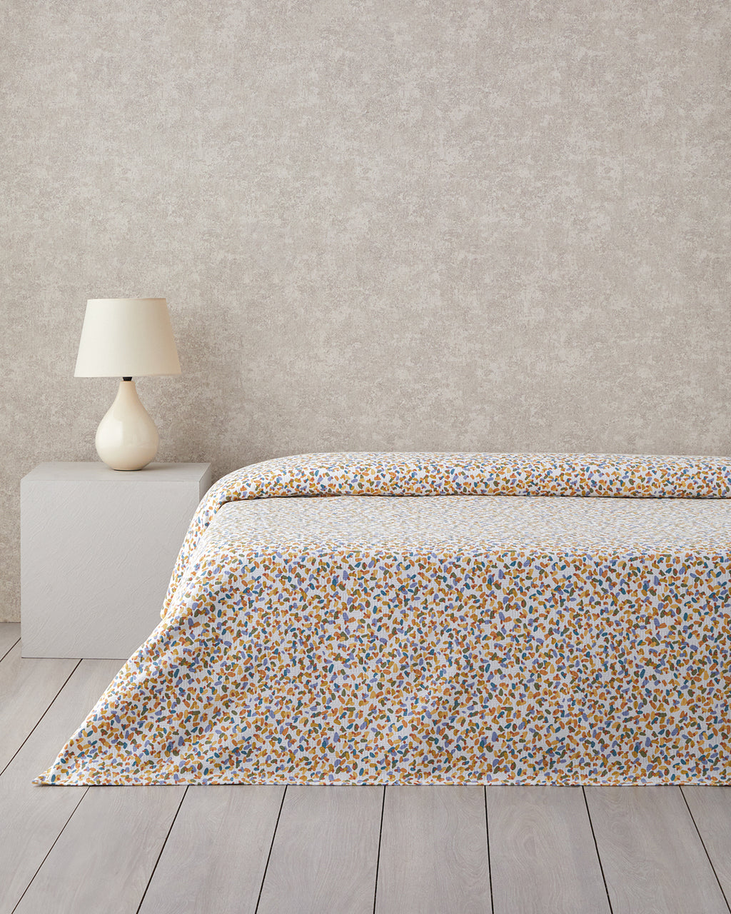 Splash Printed Cotton Summer Blanket Green (view 5)