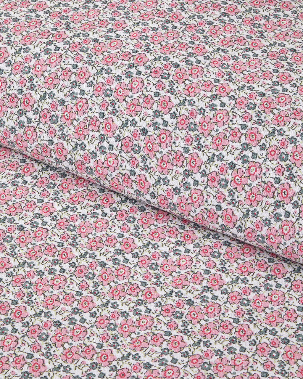 Bright Floral Ecosoft Double Size Summer Blanket 200x220 cm Pink (view 3)