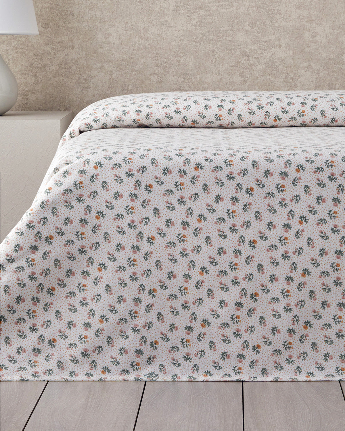 Crispy Dots Ecosoft Double Size Summer Blanket 200x220 cm Green (view 2)