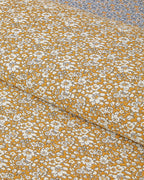 Spring Petal Printed Summer Blanket Set Yellow (view 3)