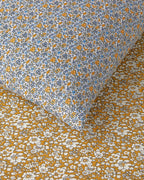 Spring Petal Printed Summer Blanket Set Yellow (view 10)