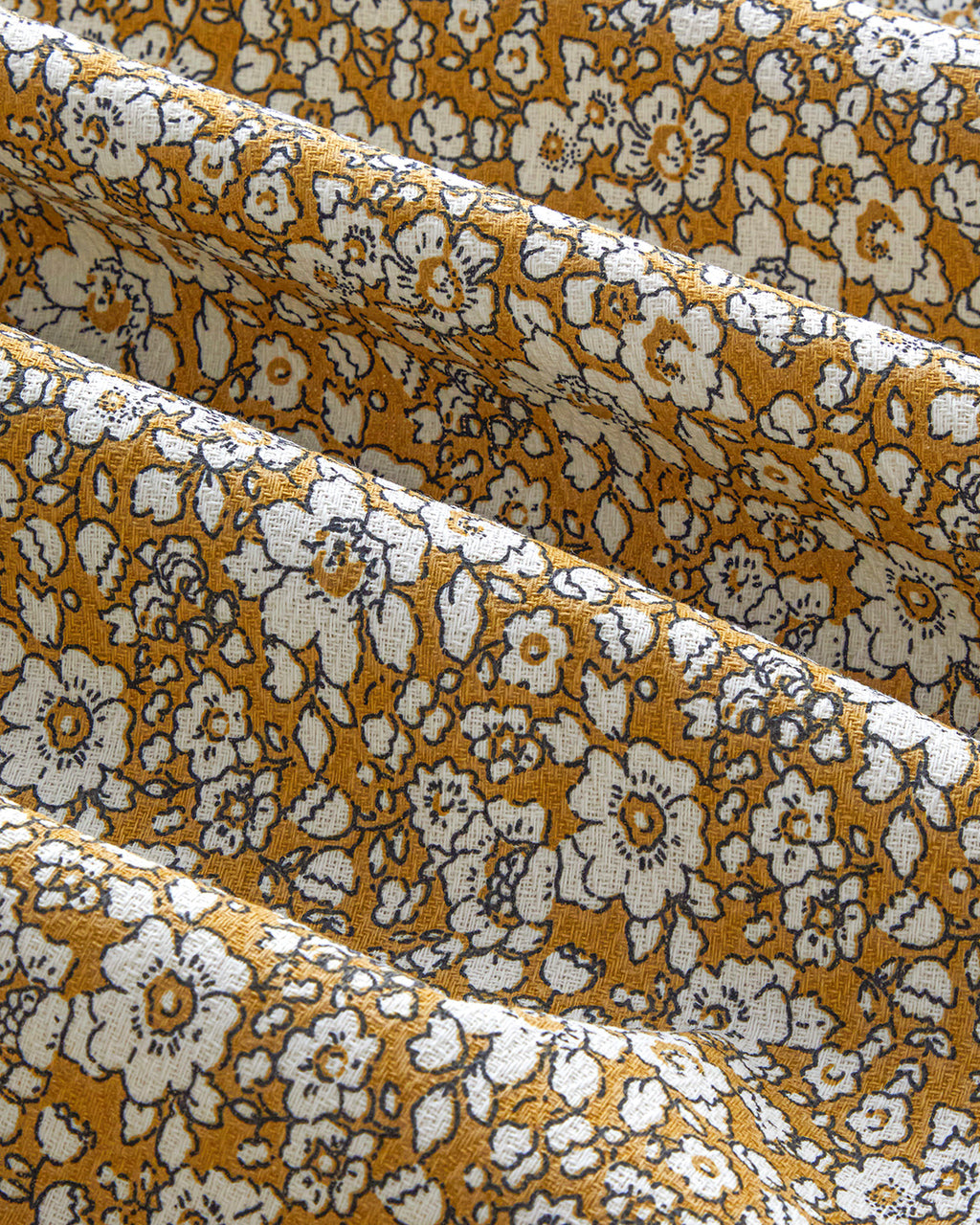 Spring Petal Printed Summer Blanket Set Yellow (view 11)