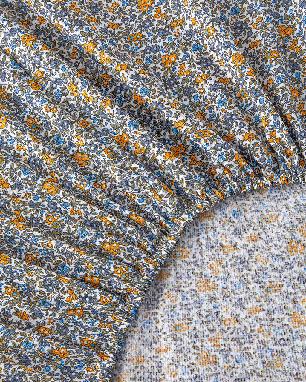 Spring Petal Printed Summer Blanket Set Yellow (view 12)