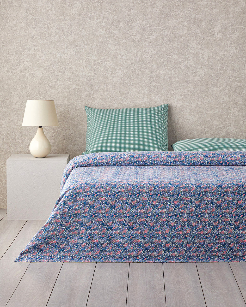 Petit Chamomile Printed Summer Blanket Set Pink - Single 150x220 cm