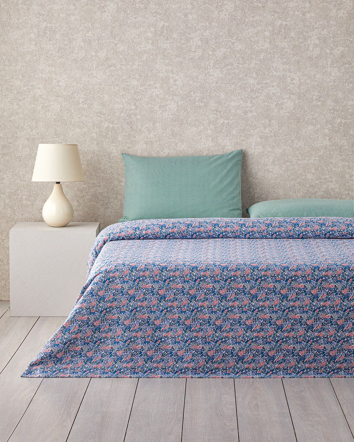 Petit Chamomile Printed Summer Blanket Set Pink (view 13)