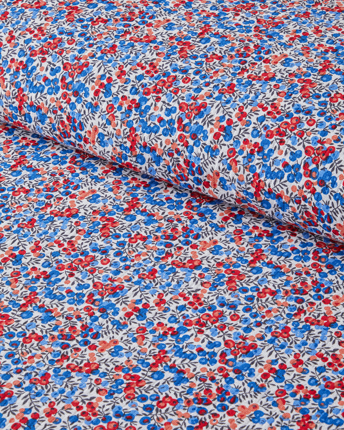 Flower Blast Printed Cotton Summer Blanket Blue - King 240x220 cm (view 3)