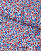 Flower Blast Printed Cotton Summer Blanket Blue (view 7)