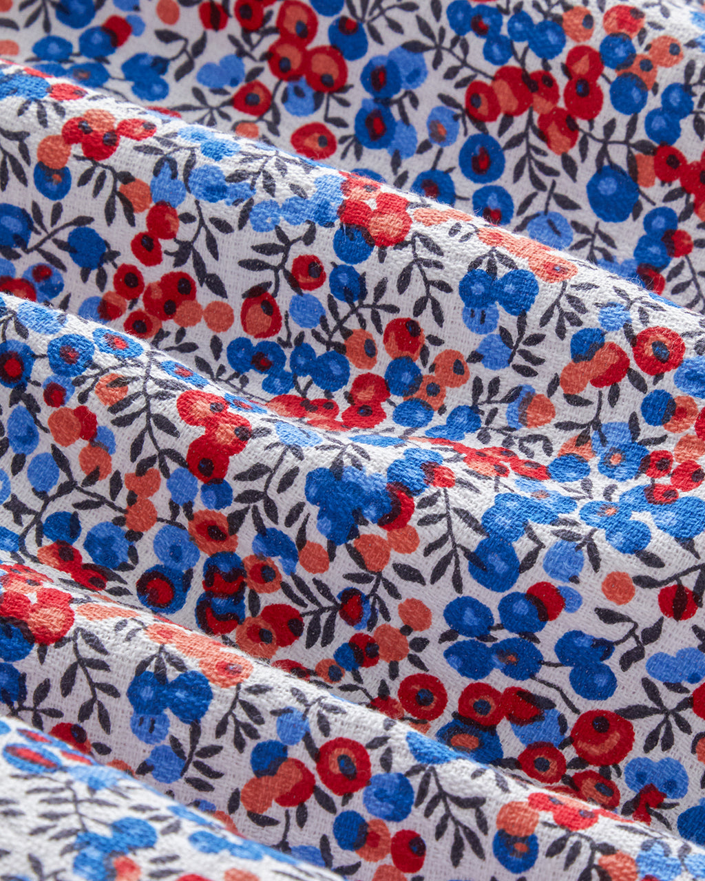 Flower Blast Printed Cotton Summer Blanket Blue (view 8)