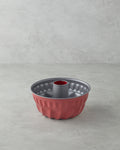 Baker’s Choice Carbon Steel Classical Tube Cake Mold 23x12 cm Red