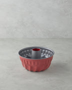 Baker’s Choice Carbon Steel Classical Tube Cake Mold 23x12 cm Red