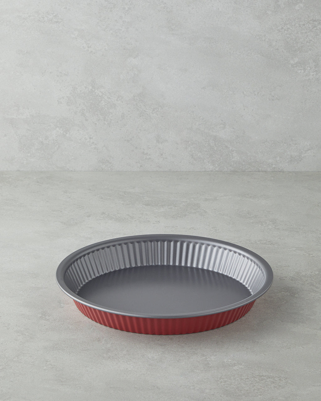 Baker’s Choice Carbon Steel Tart Cake Mold 28x4 cm Red