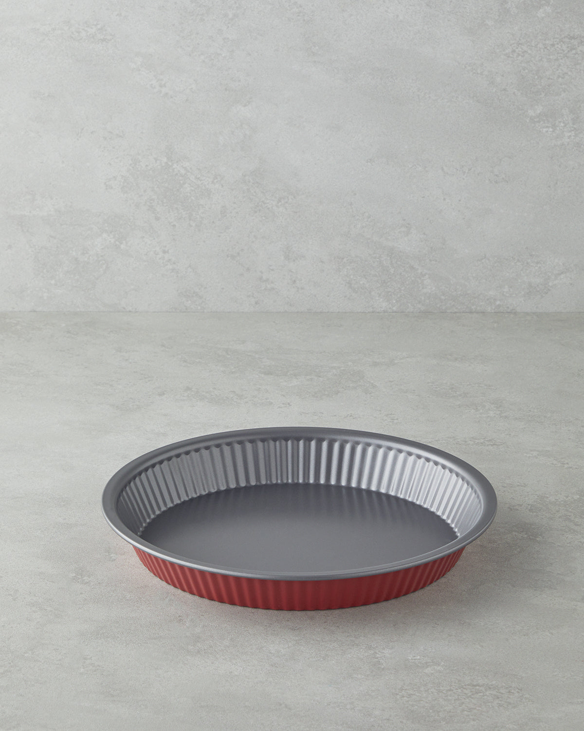Baker’s Choice Carbon Steel Tart Cake Mold 28x4 cm Red