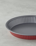 Baker’s Choice Carbon Steel Tart Cake Mold 28x4 cm Red (view 3)