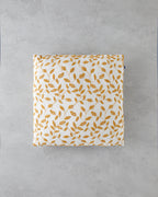 Shine Line Toss Pillow Cover 42x42 cm Mustard