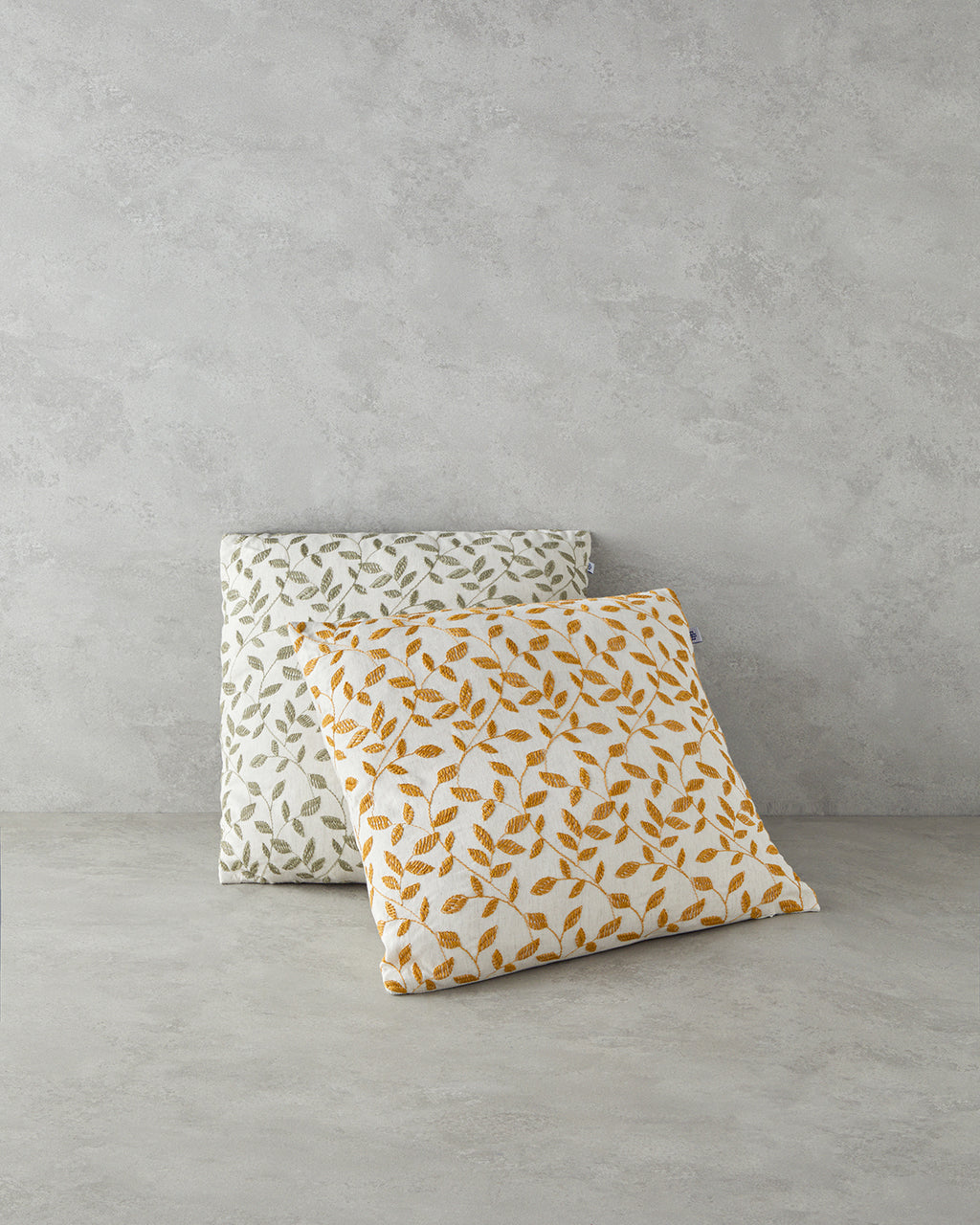 Shine Line Toss Pillow Cover 42x42 cm Mustard (view 3)