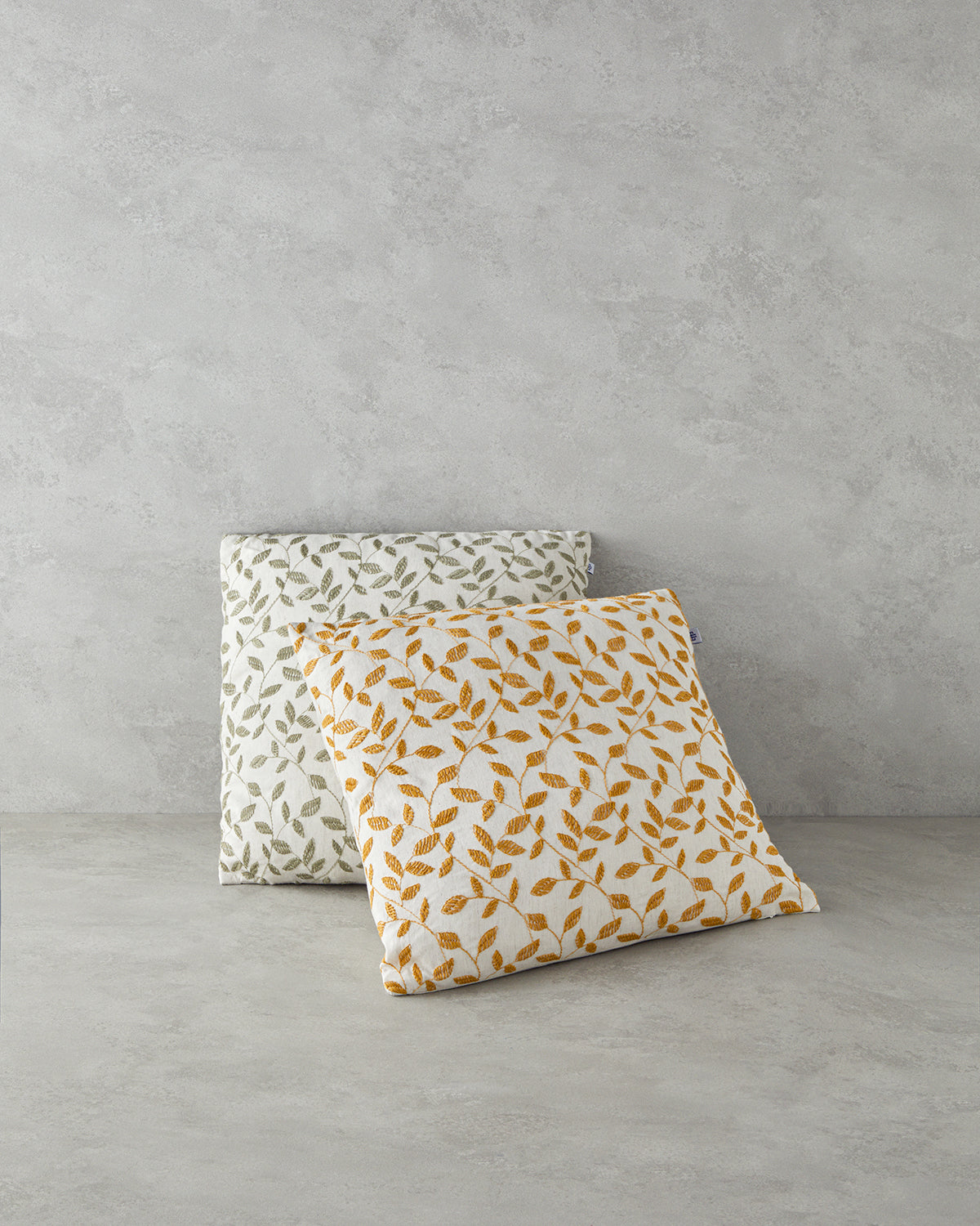 Shine Line Toss Pillow Cover 42x42 cm Mustard (view 3)