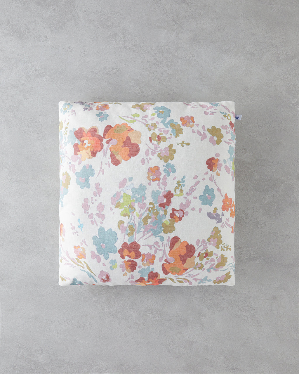 Flower Toss Pillow Cover 45x45 cm Multicolor