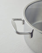 Glow Steel Deep Pot Silver - 24x14 cm (view 3)