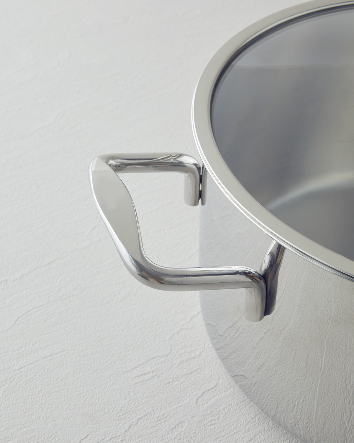 Glow Steel Deep Pot Silver - 24x14 cm (view 3)