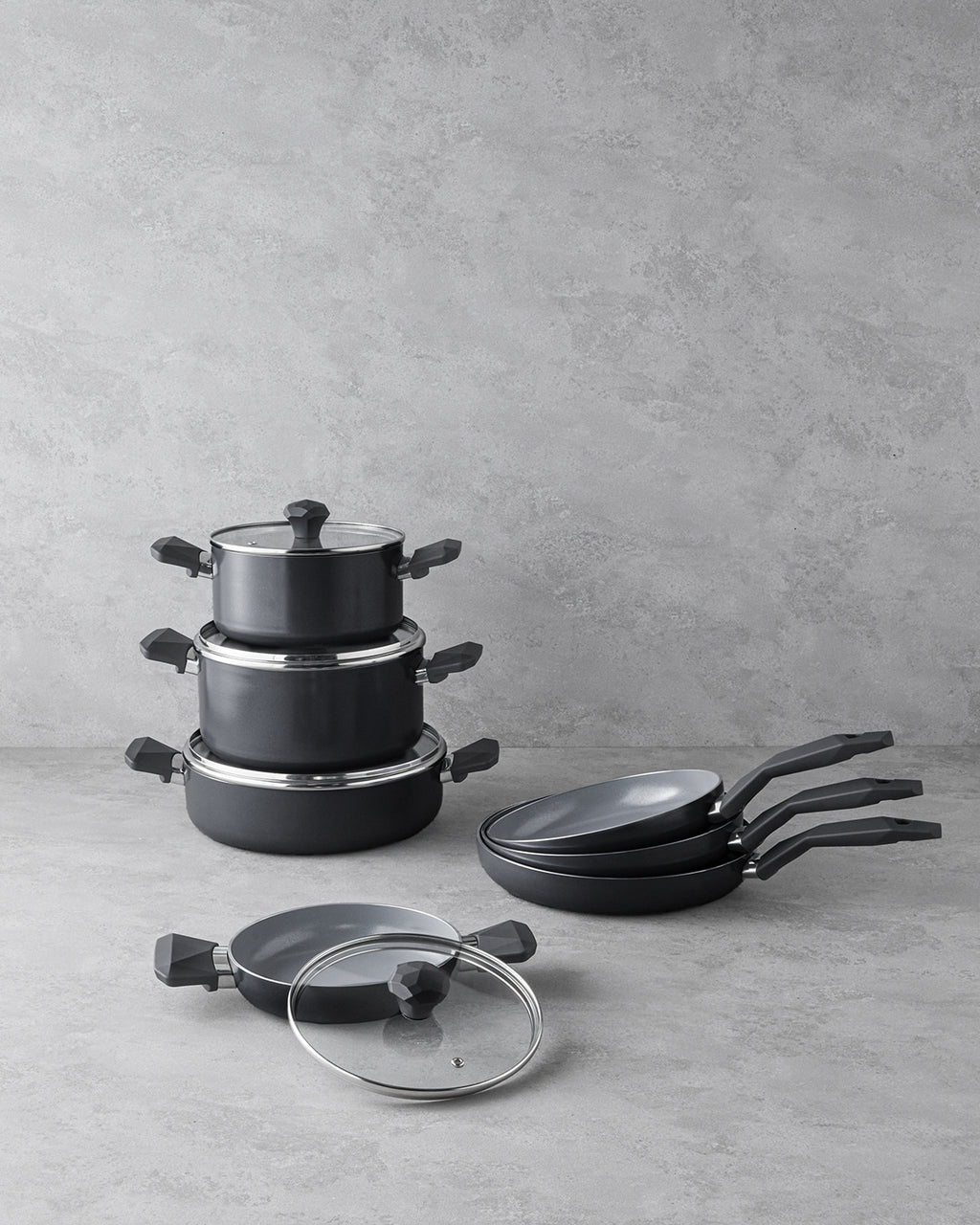 CeraWell Shallow Pot 26 cm Black (view 7)