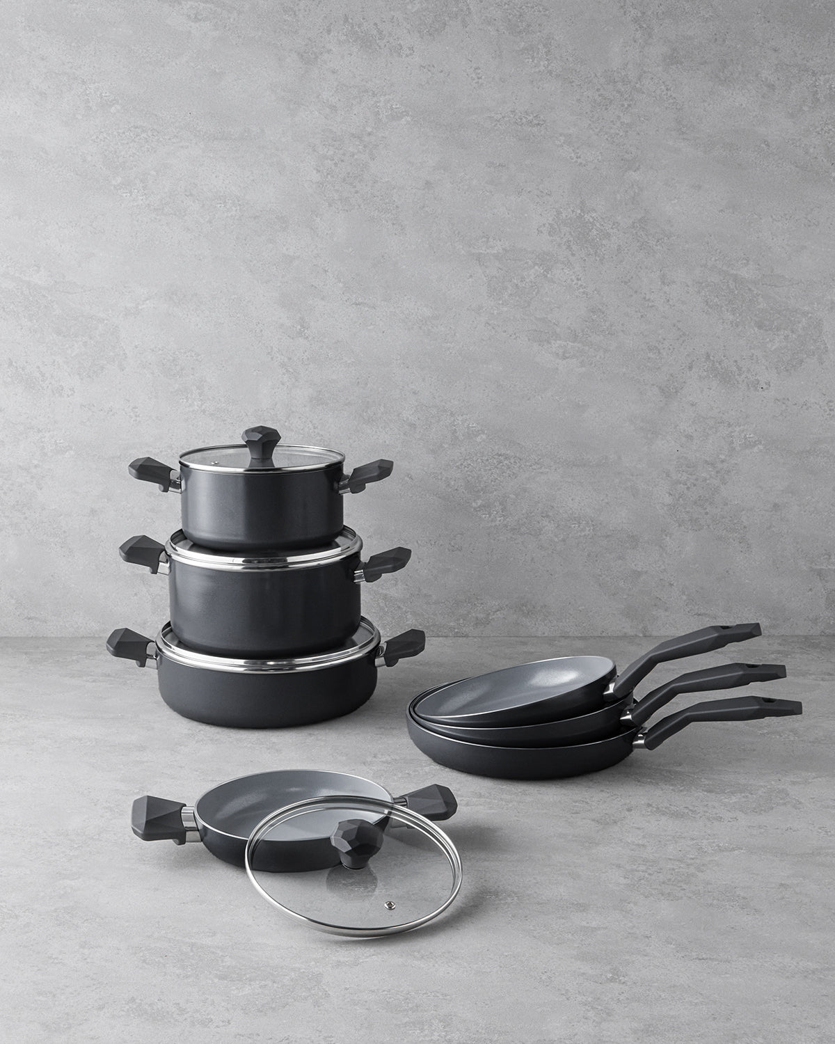 CeraWell Shallow Pot 26 cm Black (view 7)