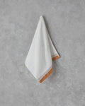 Cotton Crocheted Face Towel 50x80 cm - Ecru - Yellow