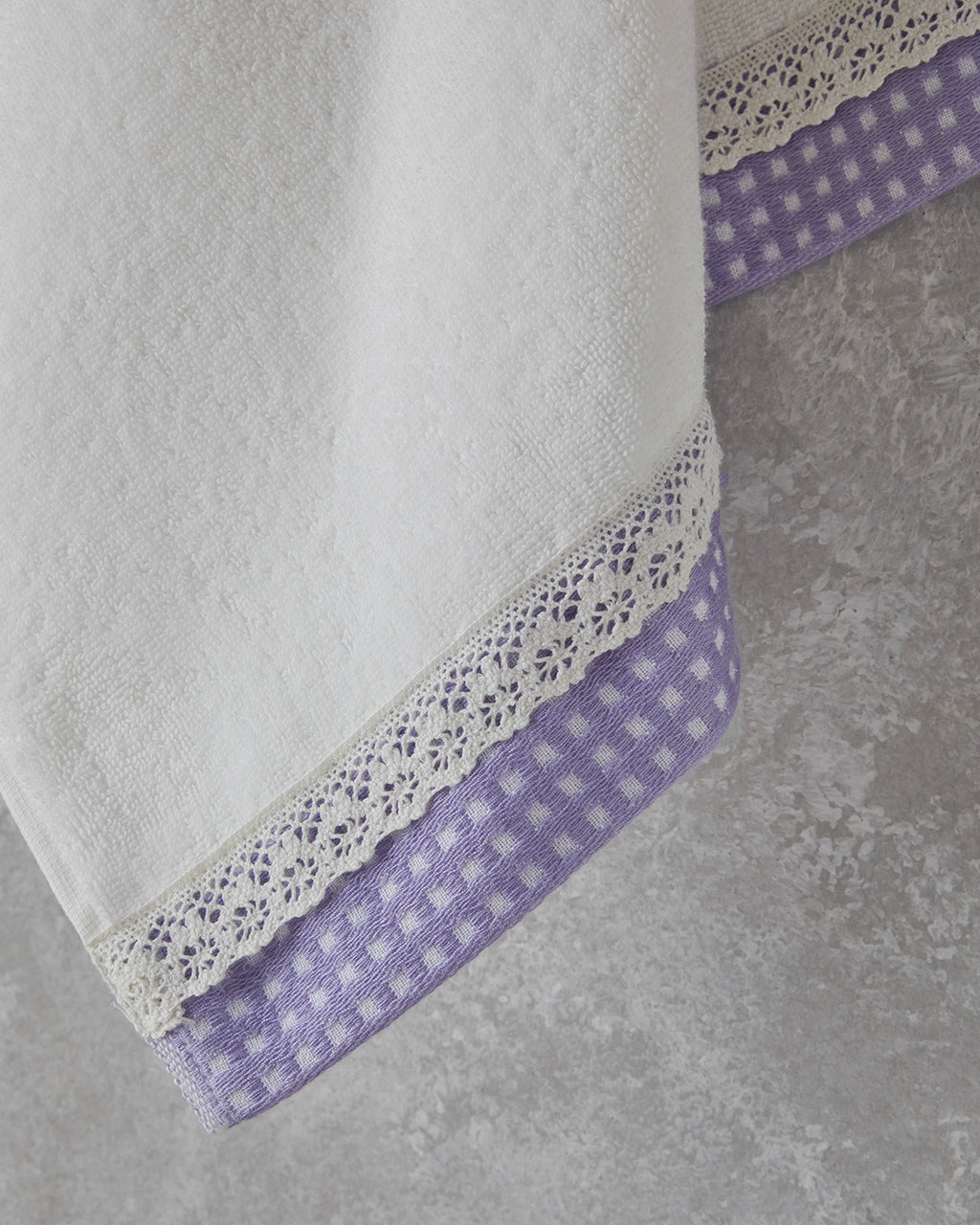 Cotton Crocheted Face Towel 50x80 cm (view 5)