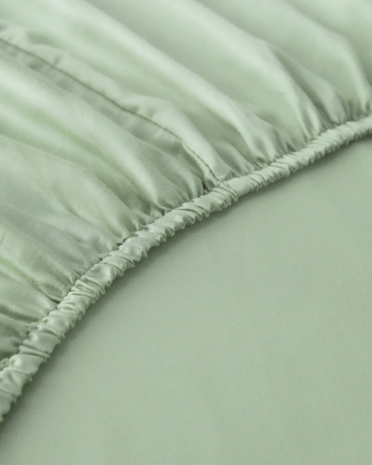 Plain Cotton Fitted Sheet Set Hydrangea - Lavender - Single 100x200 cm (view 7)