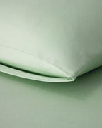 Plain Cotton Fitted Sheet Set Hydrangea (view 10)